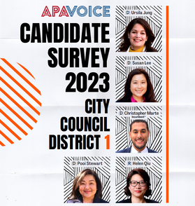 CD1 Candidates Response to APAVoice Survey-English-cover page with pictures of candidates headshots